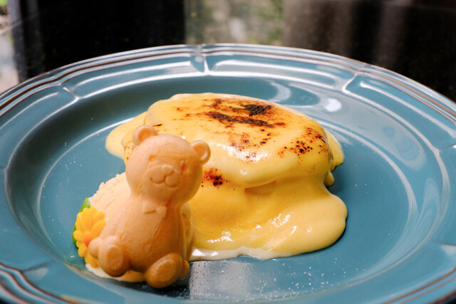 アモナのスフレパンケーキ　ブリュレ